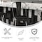 Flash Furniture Black Metal Stool with Black Poly Seat ET-3534-24-BK-PL1B-GG - alternate 9